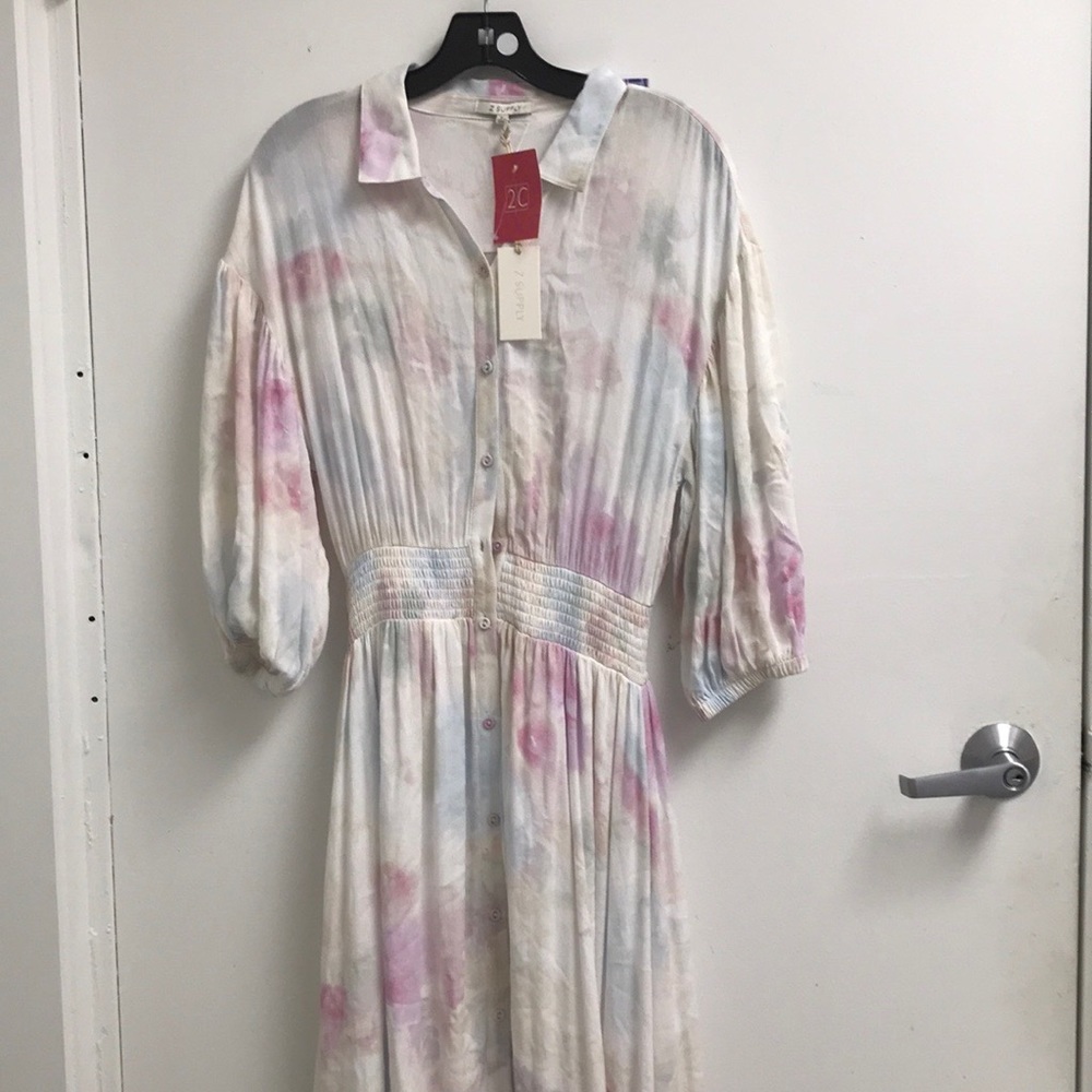 Blurred Maxi Dress